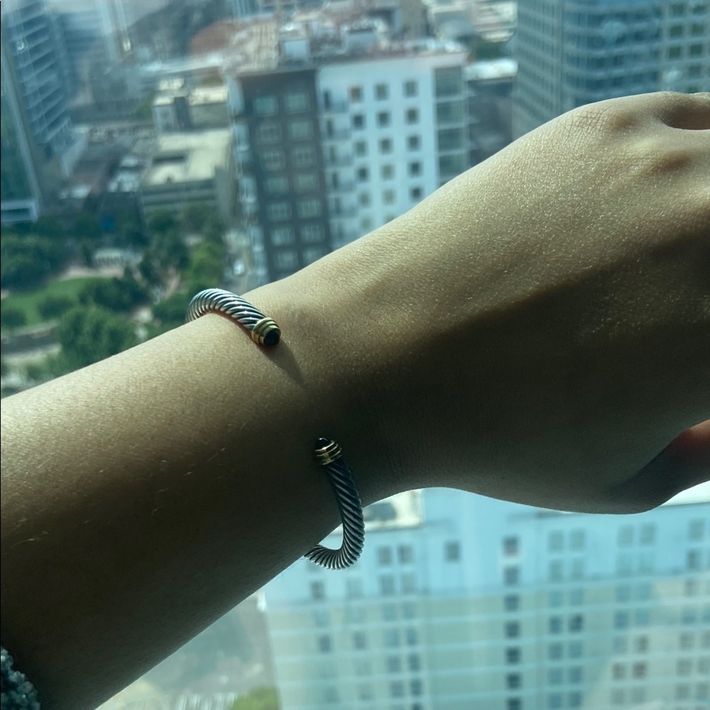 David Yurman onyx cable Bracelet